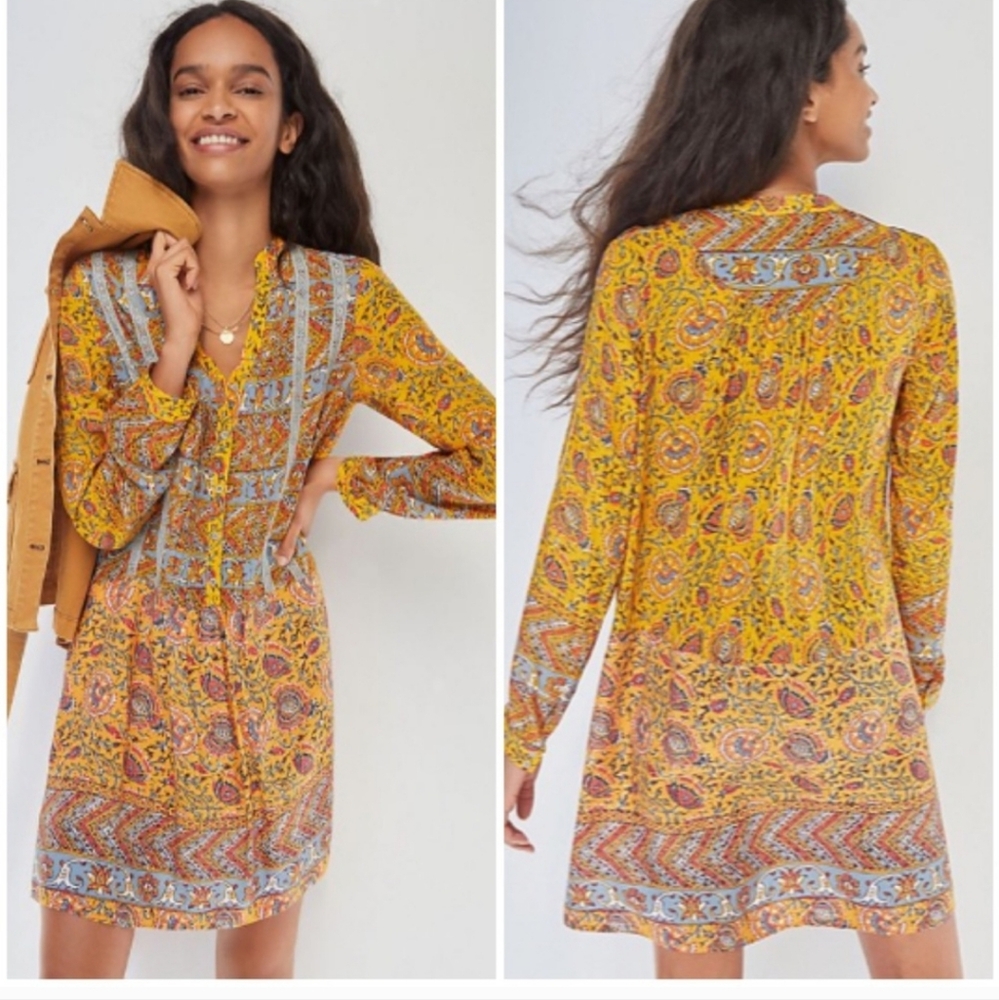 Anthropologie Tiny Tunic Dress Size Medium - Picture 1 of 6